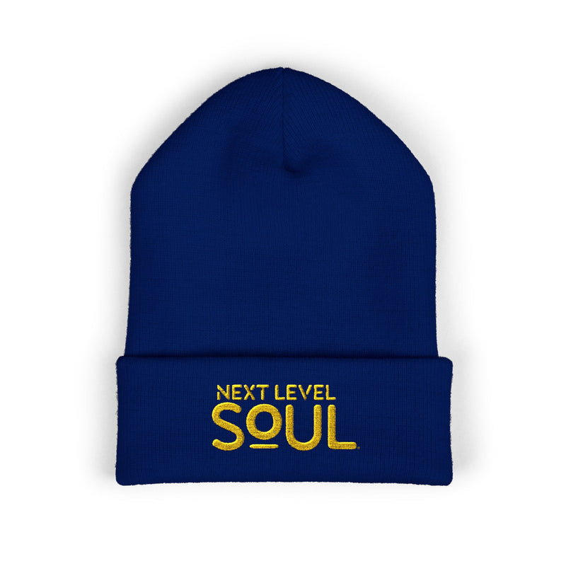 Load image into Gallery viewer, Next Level Soul Embroidered Cuffed Beanie
