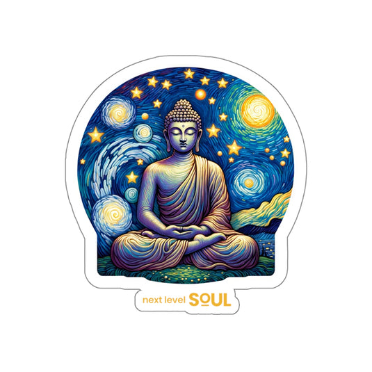 NLS Meditating Masters Series: Buddha - Die Cut Sticker