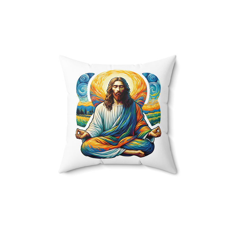 Load image into Gallery viewer, Next Level Soul Meditating Jesus Pillow
