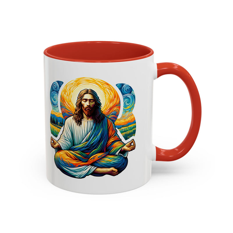 Load image into Gallery viewer, NLS Meditating Masters Series: Jesus Coffee Mug, 11oz
