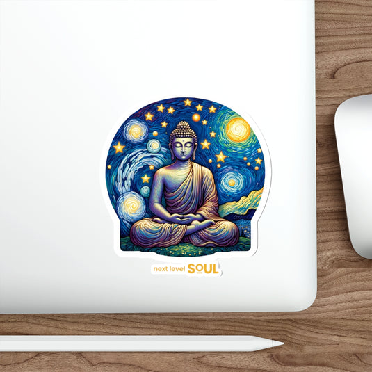 NLS Meditating Masters Series: Buddha - Die Cut Sticker