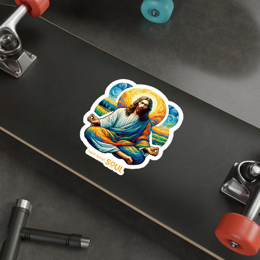 NLS Meditating Masters Series: Jesus - Die Cut Sticker