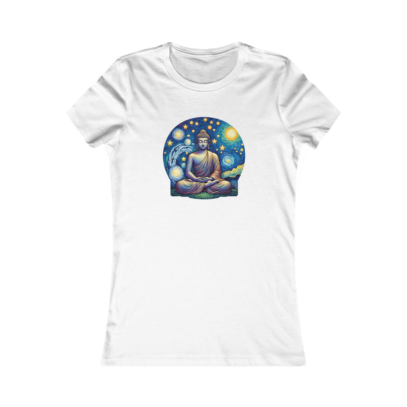 Load image into Gallery viewer, NLS Meditating Buddha Women&#39;s Favorite Tee
