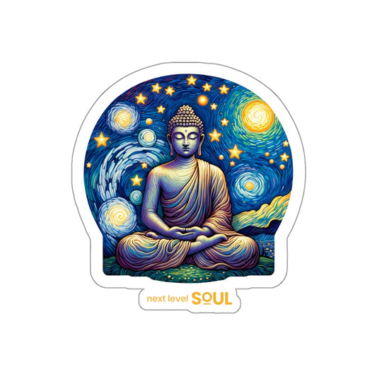NLS Meditating Masters Series: Buddha - Die Cut Sticker
