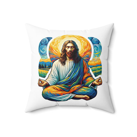 Next Level Soul Meditating Jesus Pillow