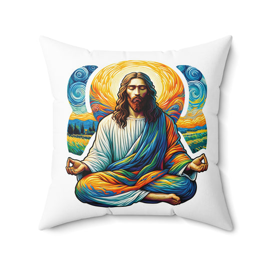 Next Level Soul Meditating Jesus Pillow