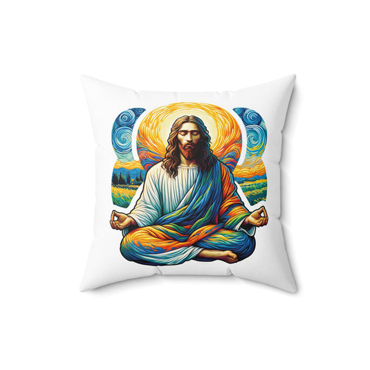 Next Level Soul Meditating Jesus Pillow