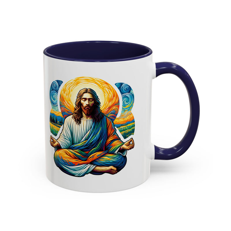 Load image into Gallery viewer, NLS Meditating Masters Series: Jesus Coffee Mug, 11oz
