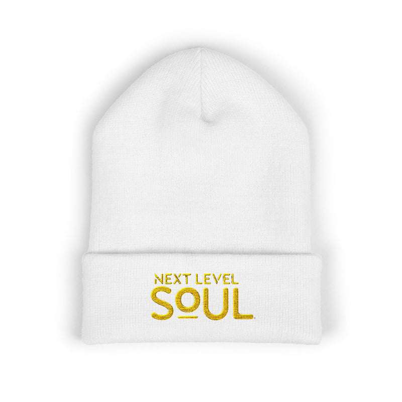 Load image into Gallery viewer, Next Level Soul Embroidered Cuffed Beanie
