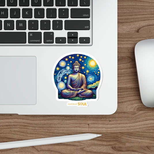 NLS Meditating Masters Series: Buddha - Die Cut Sticker