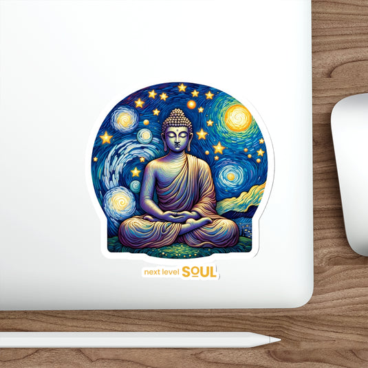 NLS Meditating Masters Series: Buddha - Die Cut Sticker