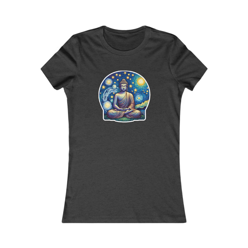 Load image into Gallery viewer, NLS Meditating Buddha Women&#39;s Favorite Tee
